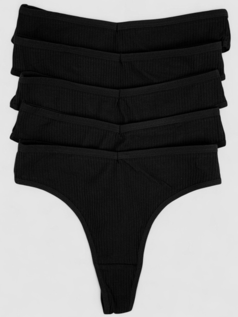 Majtki stringi bawełniane 5-pack